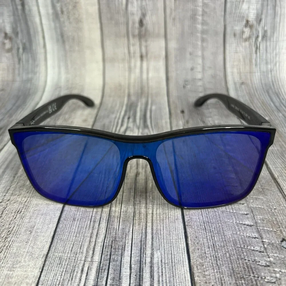 Panama Jack x Foster Grant Black Frame Square Men's Polarized Sunglasses